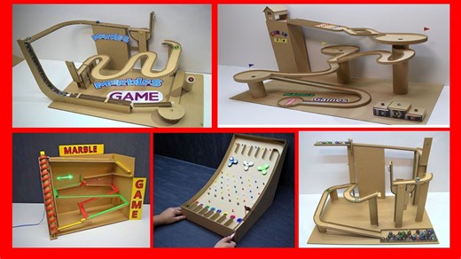 Building Top 5 Cardboard Marble Labyrinth Games