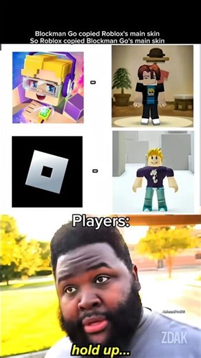 Blockman Go copied Roblox so Roblox copied Blockman Go back #roblox #blockmango #memes