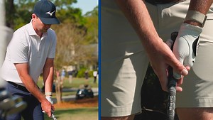 See the homemade grip of Korn Ferry Tour winner Steven Fisk