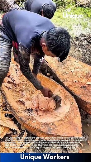Dugout canoe: enhancing waterways with hand-crafted boats
