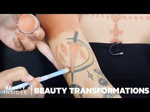 How Tattoos Are Covered For Film And TV | Beauty Transformations