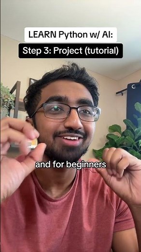 Learn Python FAST with AI (step by step beginner)