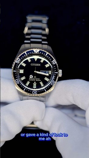 This Automatic Diver Has No Right Being This Good #citizen #watchreview #shorts