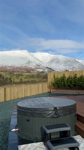 Stunning Views of Blencathra from Roan Tree Shepherd's Hut
