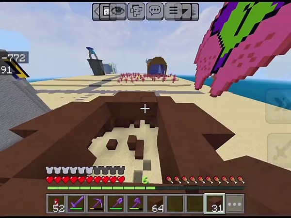 بناء قاع الهمور بكريبر كرافت في ماين كرافت