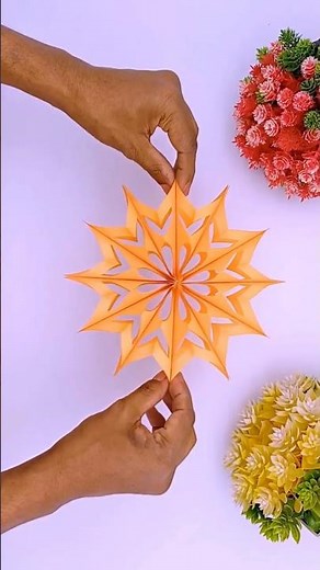 ❄️ Creative 3D Paper Snowflake Tutorial ✂️ Amazing Handmade Christmas Decor