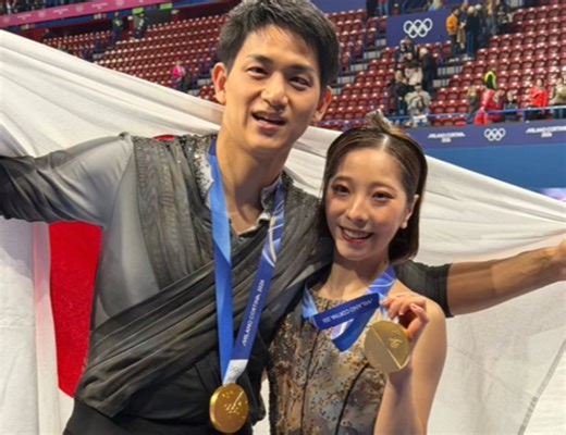 りくりゅう、左手首の“おそろいアイテム”の正体は……　「ブランドが気になります」「可愛すぎる〜」「頂いた直後かな？」とSNS注目（1/3） | スポーツ ねとらぼ