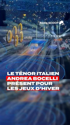 🎤 Andrea Bocelli, le ténor italien était au Stade de San Siro pour la cérémonie d’ouverture des Jeux Olympiques d’Hiver ! Vous étiez heureux de retrouver le chanteur italien aux JO ? 💬 . #RadioSCOOP #AndreaBocelli #jeuxolympiques #olympics | Radio SCOOP Lyon