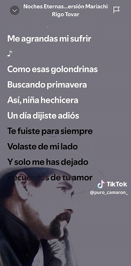 Descubre la Letra de 'Noches Eternas' de Rigo Tovar