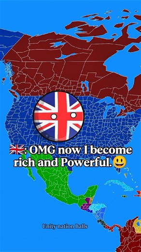 USA 🇺🇲 vs UK 🇬🇧 in nuttshell 💀 😱 #countryballs #geography #humor #viralshorts #shorts