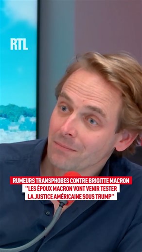 322K views · 4.3K reactions | Rumeurs transphobes contre Brigitte Macron : "Il y a une dimension politique, les époux Macron vont venir tester la justice américaine sous Trump" Leo Klimm, journaliste allemand, au micro de Vincent Parizot dans #IlsRefontLaFrance | RTL | Facebook