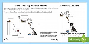 KS2 Rube Goldberg Machine Worksheet