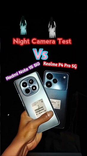 Redmi Note 15 5G vs Realme P4 Pro 5G Night Camera Test 🌙 | Full Dark Comparison 😳