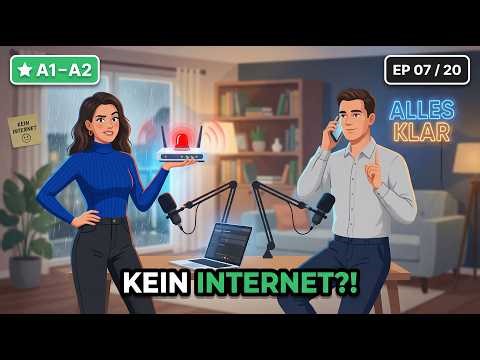 Can't Report Internet Problems in German? 🌐 Watch This! | A1 A2 EP07