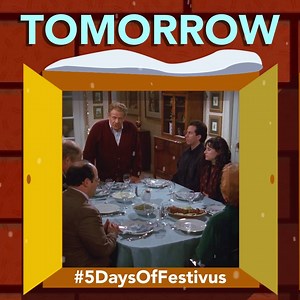 “The tradition of Festivus begins with the airing of grievances!” The celebration continues with the airing of the Festivus episode tonight and tomorrow night for the #5DaysofFestivus! | Seinfeld