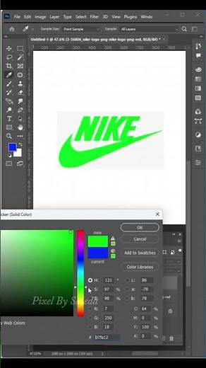 Logo Icon Color Change in Photoshop | Easy Trick 🔥
