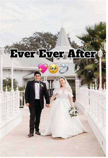 Ever ever after 💖🥹 #disneywedding #disneyfairytalewedding #disneybride #bride #wedding #weddingtiktok #weddingday