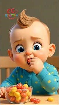 Kids Learn To Eat Healthy😋 | Good Habits Song for Kids | Stomach Pain Warning 👶