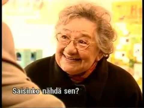 Old grandmother buys a PC - Finnish & German commercial
