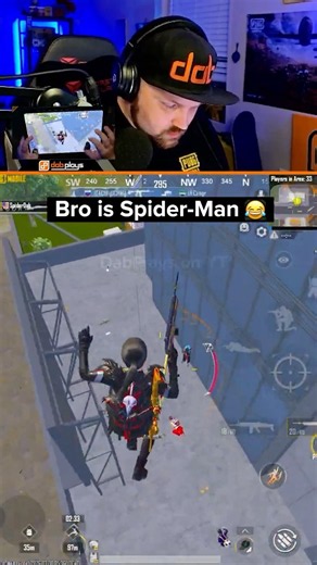 Bro Mastered Spider Man Mode 🤯 #pubgmobile #bgmi #shorts
