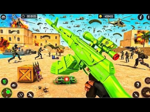 FPS Comando Mission Games 3D - Offline Shooting Gun Game - Banduk Wala Game - Gun - Android Gameplay