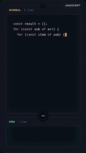 Flatten Nested Arrays in JavaScript | Beginner Coder#programming #coding #webdevelopment #javascript