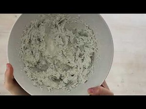 How to Make Papier Mache Clay with White Cement