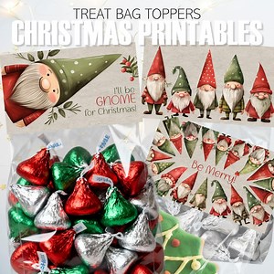 Printable Bag Toppers – Christmas Favors, Stocking Stuffers, DIY Christmas Gifts (DIY Instant Download) - Etsy