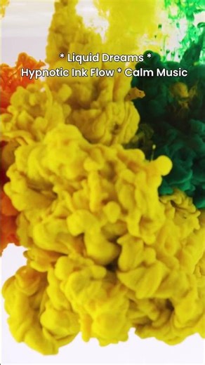 Liquid Dreams | Hypnotic Ink Flow, Piano & Ambient Music in 4K UHD