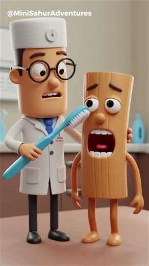 Tung Tung at the Dentist 🦷 | Funny 3D Cartoon Short for Kids