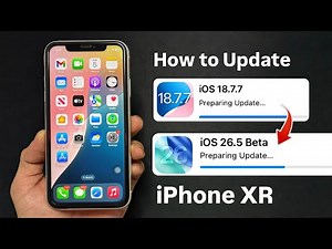 How to Update iPhone XR from iOS 18.7.7 To iOS 26.5 Beta Update