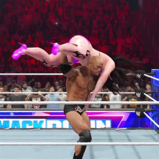 The Rock VS Beth Phoenix Big Fight In WWE #nxt1up #wrestling