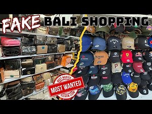Bali Seminyak Fake Brand Designer Goods Shopping
