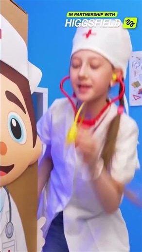 📦 Giant Cardboard Puzzle! Learn Jobs Through Play! #kids #fun