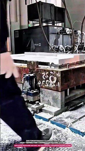 How Plastic Wash Basins Are Made? 500 Ton Hydraulic Compression Molding Machine