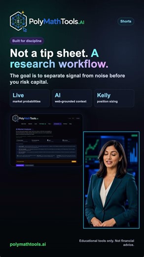 What is PolyMathTools.AI? Prediction-market tools in 60 seconds #shorts
