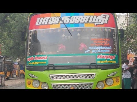 🔥Singanallur🔁Gandhimanagar🔁Kavundampalayam Mini Bus Tour|Minibus Series #coimbatore