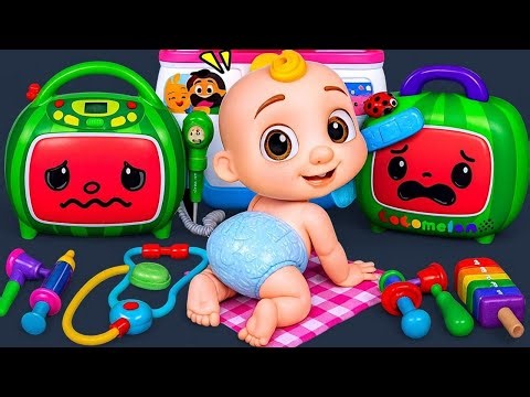 25 Minutes Satisfying with Unboxing COCOMELON Doctor Toys Playset Collection ASMR Funny Ambulance