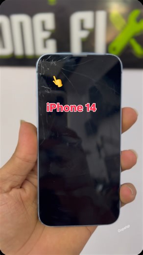 Phone Fixer on Instagram: "iPhone 14 disply Glas’s replacement #screenrepair #mobilerepair #instareel #iphone #repair"