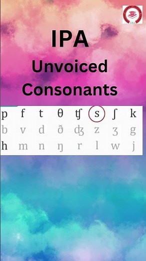 Unvoiced Consonant Sounds: Improve Pronunciation https://youtu.be/14jILaJ6sPA?si=lg5D0SumM2qx4uXE