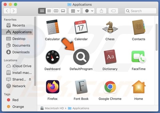 DefaultProgram Adware (Mac)