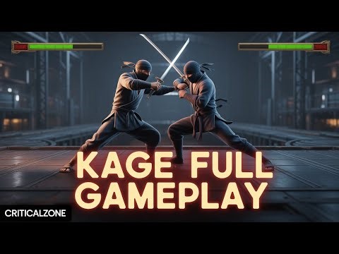 KAGE Full Gameplay Walkthrough | Epic Retro Ninja Boss Fight 🔥 | CriticalZone#KageGame #RetroNinja
