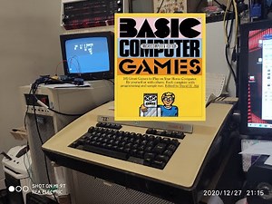 TTY Model 43 Teleprinter Teletype Bunny from "BASIC COMPUTER GAMES" Creative Computing