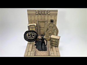 Roblox DOORS puzzle box game DIY, Paper Craft