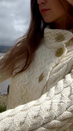 6.1K views · 70 reactions | 臨 Louisburgh Cable Aran Cardigan 臨 Irish...