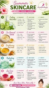5 DIY Summer Skincare Recipes That Actually Work #skincare #diy #summer