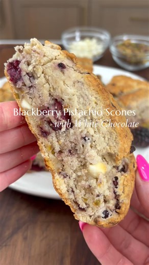 These Blackberry White Chocolate Scones are bakery-level good but easy to make at home. They’re crisp on the outside, soft and flaky on the inside, and loaded with juicy blackberries and creamy white chocolate. Perfect for brunch, the holidays, or just when you want something special with your morning coffee. ✨Comment “RECIPE” and I’ll DM you the recipe! #blackberryscones #scones #bakingathome #brunchideas #holidaybaking #bakedfromscratch #scone #easybaking #whitechocolate #bakeryathome https://