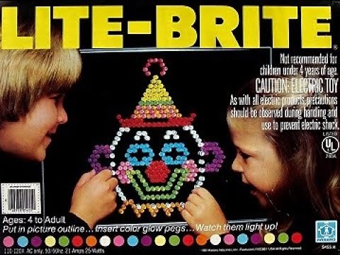 Lite-Brite 80's Commercial