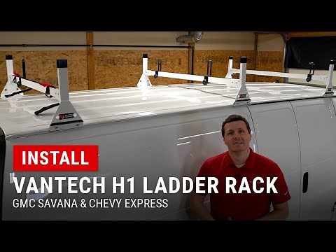 How To Install Vantech H1 Ladder Rack on GMC Savana or Chevrolet Express
