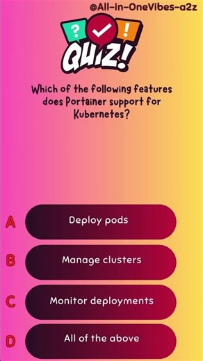 Which of the following features does Portainer support for Kubernetes?